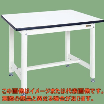 中量作業台（扇形支柱・固定式）　ＫＦ－３８Ｗ【代引不可・配送日時指定不可・個人宅不可】