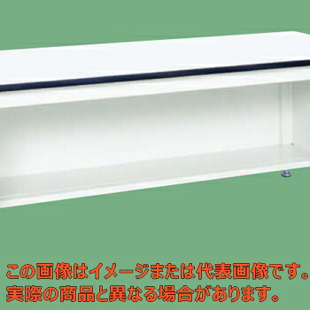 中量作業台（扇形支柱・三方パネル仕様）　ＫＦ－６９ＰＷ【代引不可・配送日時指定不可・個人宅不可】