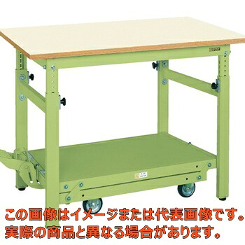 軽量作業台TKKタイプ(ペダル昇降移動式) TKK−187PDIG【代引不可・配送日時指定不可・個人宅不可】|工具箱 店