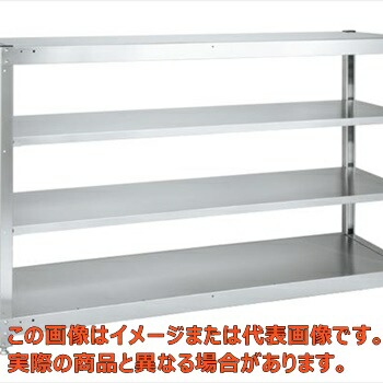 ステンレスラック（固定式・ＳＵＳ４３０）　ＳＬＮ－１８３４ＳＵ４【代引不可・配送日時指定不可・個人宅不可】