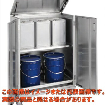 一斗缶保管庫（ＳＵＳ４３０タイプ・移動式）　ＳＵ４－ＩＴＫＡＲ【代引不可・配送日時指定不可・個人宅不可】