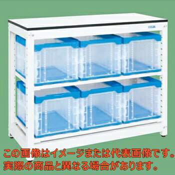 マルチプルラック天板付（固定式・コンテナ付）　ＭＲ&minus;１０５０ＢＴＬ【配送日時指定不可・個人宅不可】｜工具箱　店 55,336円