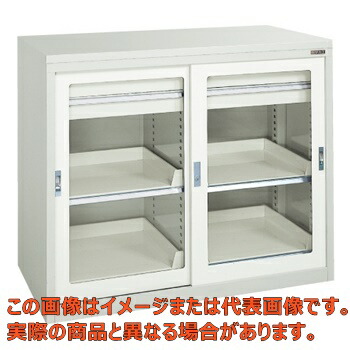 キャビネット保管庫・ボールスライドレール仕様　引戸式アクリル扉　Ｋ１０－Ｈ１２１ＡＢＧＹ【配送日時指定不可・個人宅不可】 172,699円