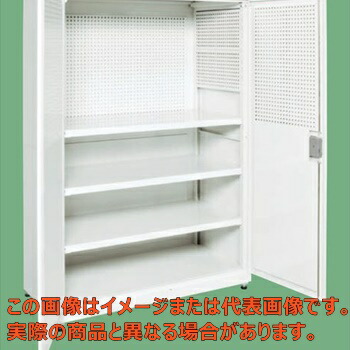 保管システム／ニューピットイン（両開扉パンチングパネル付）　ＰＮＨ－１２６３ＰＷ【配送日時指定不可・個人宅不可】