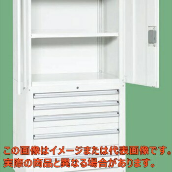 保管システム（両開扉・キャビネットコンビタイプ棚板付）　ＰＮＨ－９０６４Ｄ５Ｗ【配送日時指定不可・個人宅不可】