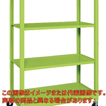 キャスターラック（ゴム車）　ＳＬＮ&minus;１２５４Ｒ【配送日時指定不可・個人宅不可】｜工具箱　店