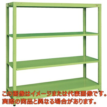 スチールラック(均等耐荷重:250kg/段・4段タイプ) SLN−1854【配送日時指定不可・個人宅不可】|工具箱 店