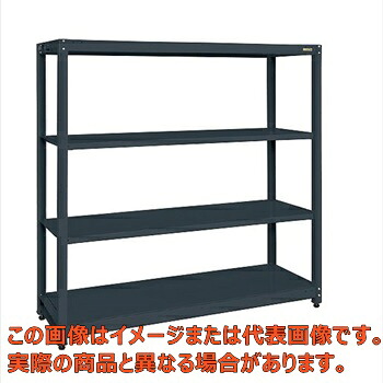 スチールラック（均等耐荷重：２５０ｋｇ／段・４段タイプ）　ＳＬＮ－１８５４Ｄ【配送日時指定不可・個人宅不可】