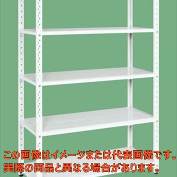 サカエラック（１００ｋｇ／段・高さ１８００ｍｍ・５段タイプ）　ＳＴＮ２&minus;１２１８Ｗ【配送日時指定不可・個人宅不可】｜工具箱　店