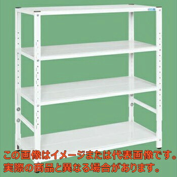 サカエラック高さ調整タイプ(100kg/段・4段タイプ) TSTN2−1212W【配送日時指定不可・個人宅不可】|工具箱 店