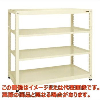 ＲＫラック（単体・均等耐荷重：２５０ｋｇ／段・４段タイプ）　ＲＫＮ&minus;５７５４Ｉ【配送日時指定不可・個人宅不可】｜工具箱　店