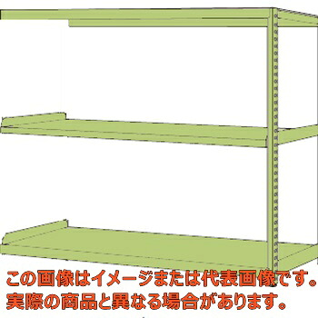 ＲＫラック（連結・均等耐荷重：２５０ｋｇ／段・３段タイプ）　ＲＫＮ&minus;５４５３Ｒ【配送日時指定不可・個人宅不可】｜工具箱　店