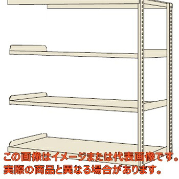 RKラック(単体・均等耐荷重:250kg/段・4段タイプ) RKN−8724RI【配送日時指定不可・個人宅不可】|工具箱 店