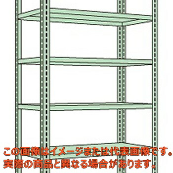 ボルトレスラック中軽量型(150kg/段・高さ2100mm・6段タイプ) NB−7536W【配送日時指定不可・個人宅不可】|工具箱 店