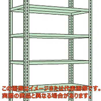ボルトレスラック中軽量型(150kg/段・高さ2400mm・6段タイプ) NB−8516W【配送日時指定不可・個人宅不可】|工具箱 店