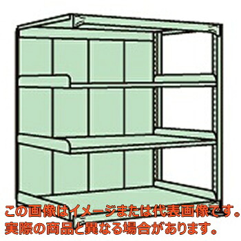 ラークラックパネル付（１５０ｋｇ／段・連結・高さ１８００ｍｍ・４段タイプ）　ＰＲＬＧ&minus;１７２４Ｒ【配送日時指定不可・個人宅不可】｜工具箱　店