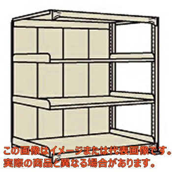 ラークラックパネル付（１５０ｋｇ／段・連結・高さ１２００ｍｍ・４段タイプ）　ＰＲＬＷ&minus;８５１４Ｒ【配送日時指定不可・個人宅不可】｜工具箱　店
