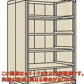 中量棚ＰＢＷ型ダイアログボックス付（５００ｋｇ／段・単体・高さ２１００粍・６段印字機） ＰＢＷ－２７６６【送りとどける日付け決する不可・人間宅不可】