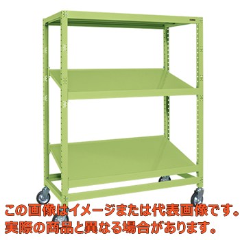 【代引不可・配送日時指定不可・個人宅不可】キャスターラックＲＫ型（傾斜棚タイプ）　ＲＫＣＮ－５７８３Ｓ 113,501円