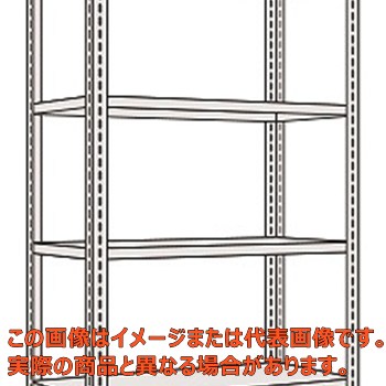 【代引不可・配送日時指定不可・個人宅不可】開放型棚(120KG/段・高さ1800MM・4段タイプ) LWF1524|工具箱 店