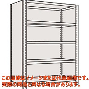 【代引不可・配送日時指定不可・個人宅不可】物品棚ＬＥ型（１２０ＫＧ／段・高さ１５００ＭＭ・５段タイプ）　ＬＷＥ９１２５