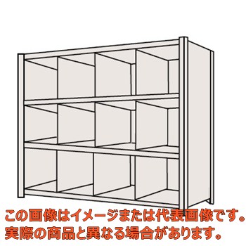 【代引不可・配送日時指定不可・個人宅不可】物品棚ＬＪ型（１２０ＫＧ／段・高さ１２００ＭＭ・４段タイプ）　ＬＪ８１２４｜工具箱　店