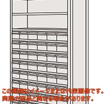【代引不可・配送日時指定不可・個人宅不可】物品棚ＬＥＫ型樹脂ボックス　ＬＥＫ２１２２－４８Ｔ
