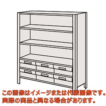 【代引不可・配送日時指定不可・個人宅不可】物品棚LEK型樹脂ボックス LEK8116−6T|工具箱 店