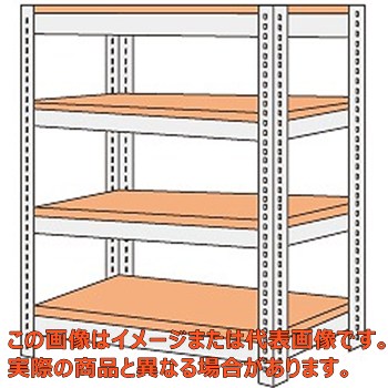 【代引不可・配送日時指定不可・個人宅不可】ボード棚（ボルト止めタイプ）（２００ｋｇ／段・４段タイプ）　ＮＢＲＷ－８７６４