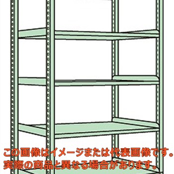 【代引不可・送りとどける日づけ決める不可・人間宅不可】中量棚Ｃ型（５００ｋｇ／段・単体・Ｈ２４００粍・５段遣りかた） Ｃ－３１６５