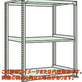 【代引不可・配送日時指定不可・個人宅不可】中量棚Ｃ型（５００ｋｇ／段・単体・Ｈ１５００ｍｍ・３段仕様）　Ｃ－９３４３