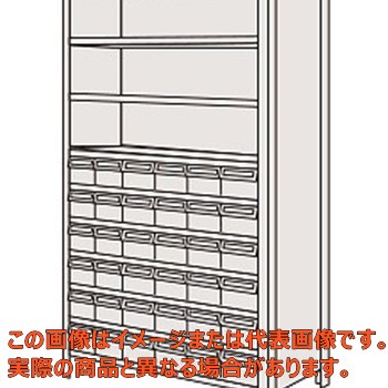 【代引不可・配送日時指定不可・個人宅不可】物品棚ＬＥＫ型樹脂ボックス　ＬＷＥＫ１１１０－３６Ｔ