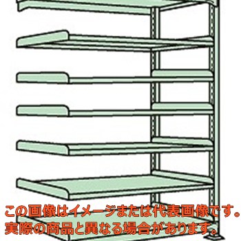 【代引不可・配送日時指定不可・個人宅不可】軽中量棚ＮＤ型（１５０ｋｇ／段・連結・Ｈ２４００ｍｍ・７段）　ＮＤ－３１５７Ｒ