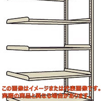 【代引不可・配送日時指定不可・個人宅不可】中軽量棚ＮＥＷ型連結（２００ｋｇ／段・Ｈ１５００ｍｍ・５段）　ＮＥＷ－９５５５Ｒ