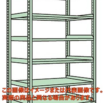 【代引不可・配送日時指定不可・個人宅不可】中軽量棚ＮＥ型（２００ｋｇ／段・単体・Ｈ２４００ｍｍ・６段）　ＮＥ&minus;３５４６｜工具箱　店