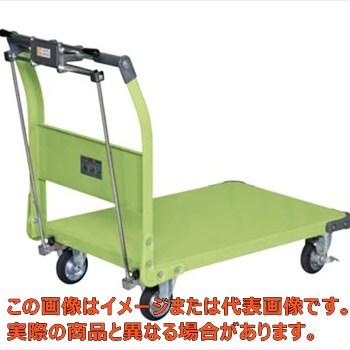 【代引不可・配送日時指定不可・個人宅不可】特製四輪車(400KGタイプ・ハンドブレーキ付) TAN-55HB