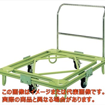 【代引不可・送りとどける日づけ任ずる不可・人間宅不可】自在民族大移動回転させる手押し車（掛け目型・引き取り人付） ＲＣ－４ＴＧ 花・ガーデン・DIY-台車-DIY・工具