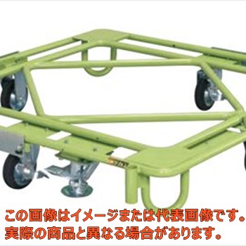 【代引不可・配送日時指定不可・個人宅不可】自在移動回転台車（フロアストッパー付）　ＲＢ&minus;４ＲＧ｜工具箱　店