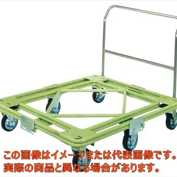 【代引不可・配送日時指定不可・個人宅不可】自在移動回転台車（超重量型・取手付）　ＲＨ&minus;１ＴＧ｜工具箱　店