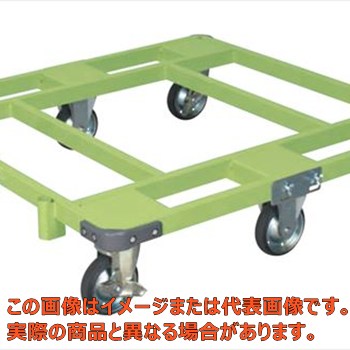 【代引不可・配送日時指定不可・個人宅不可】自在移動回転台車（取手ナシ）　ＲＳＰ－４Ｇ