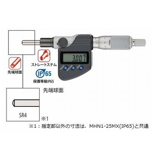 デジマチックマイクロメータメータヘッド（350-253-30）/MHN3-25MX【ミツトヨ】