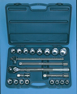 SIGNET　１４７２１　３／４ＤＲ　２１ＰＣ　ＭＭ　ソケットレンチセット｜工具箱　店