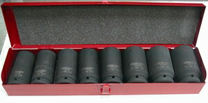SIGNET　２４２９４　３／４”ＤＲ　８ＰＣＳディープインパクトソケットセット