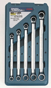 SIGNET　３３２８０　５ＰＣ　４５゜メガネレンチセット（コンパクトタイプ）