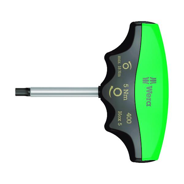 Wera 400 トルクドライバーT型 ヘックスプラス六角5.0 / 5.0 Nm 005081