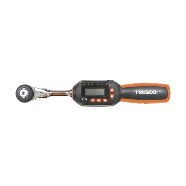 TRUSCO(トラスコ) 頭顱取り替えっこ式ラチェットデジタルトルクレンチ 差込角9.5粍 17~85Nm HDT3-085C