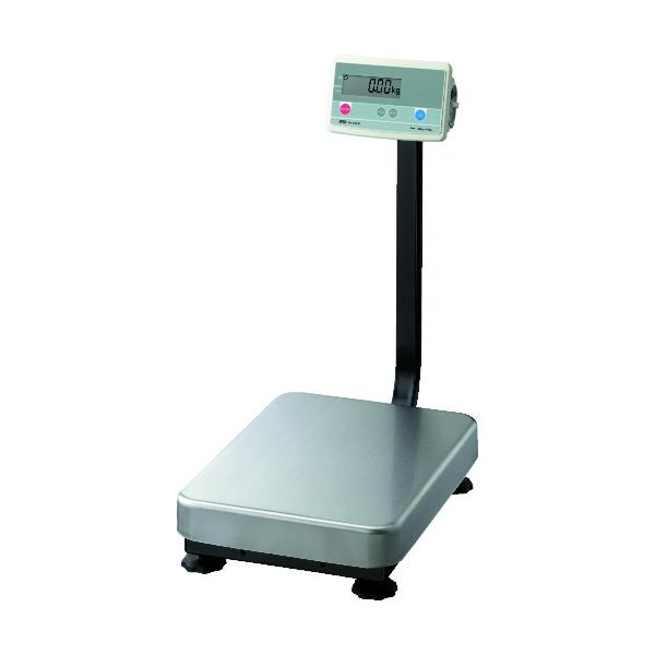 A&D デジタル台はかり (ポール付) ひょう量150kg 計量皿寸法W390×D530mm FG150KAL