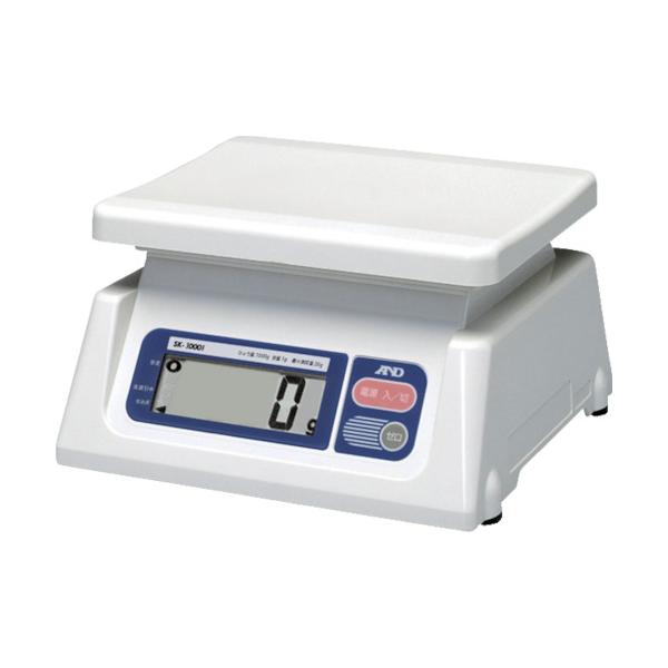 A\u0026D デジタルはかり(試験付・4区) ひょう量1kg SK1000I-A4