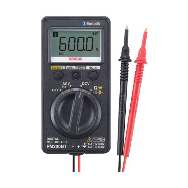 SANWA Bluetooth相応う隠し型デジタルマルチメータ PM300BT