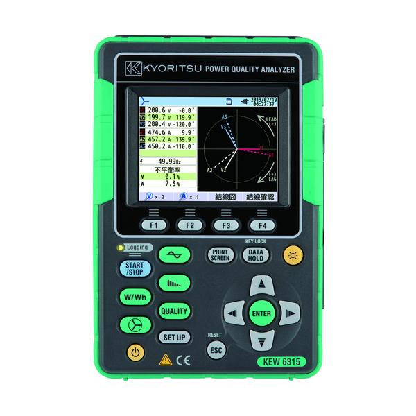 KYORITSU 電源品質アナライザセットモデル KEW6315-02